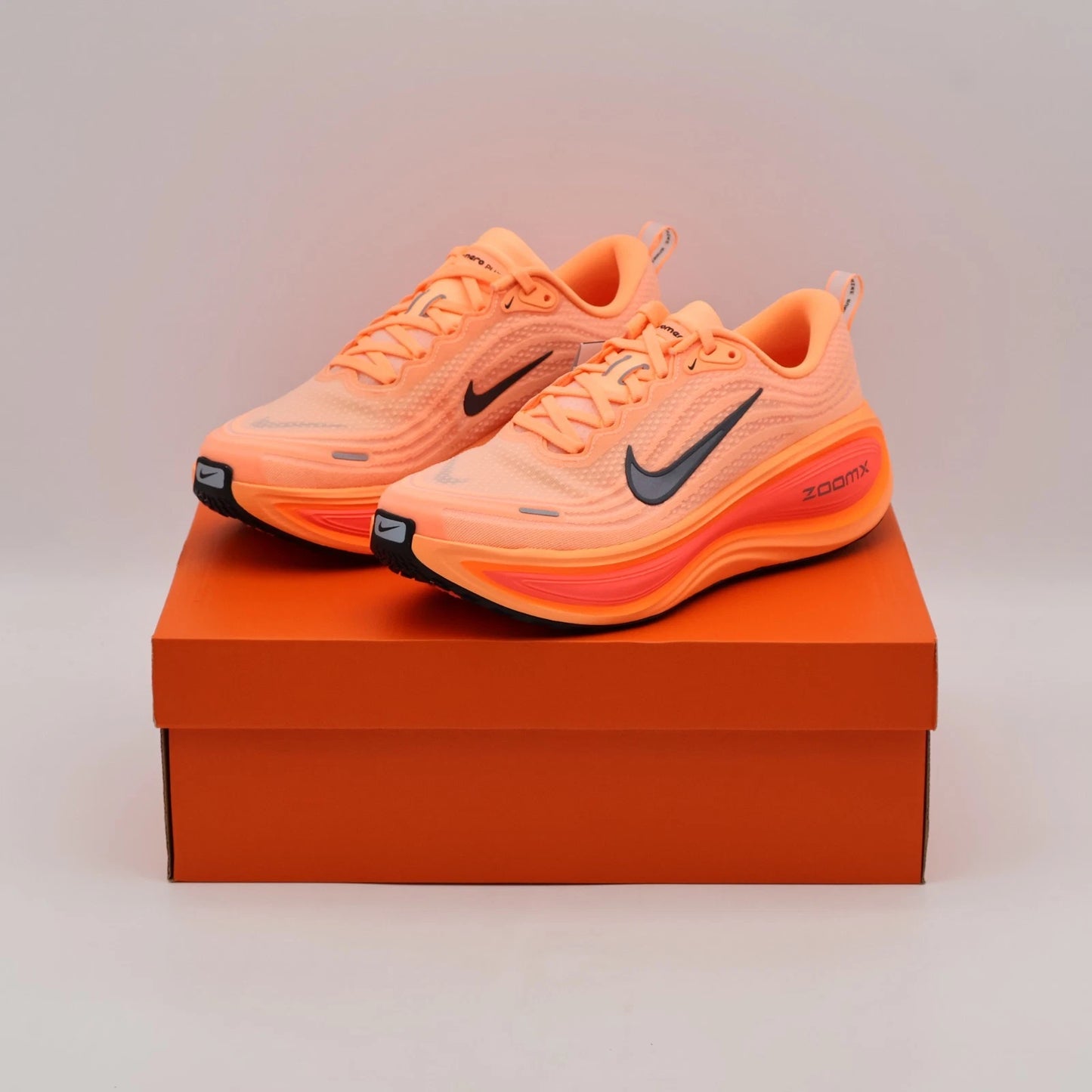Nike ZoomX Vomero Running Sneakers – Peach/Crimson