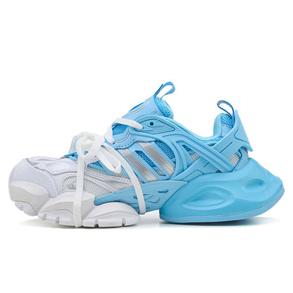Adidas Chunky Mesh Sneakers – Sky Blue/White