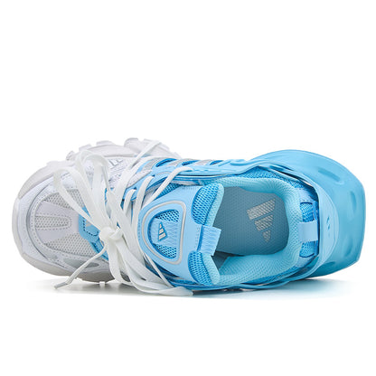 Adidas Chunky Mesh Sneakers – Sky Blue/White