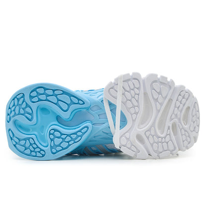 Adidas Chunky Mesh Sneakers – Sky Blue/White