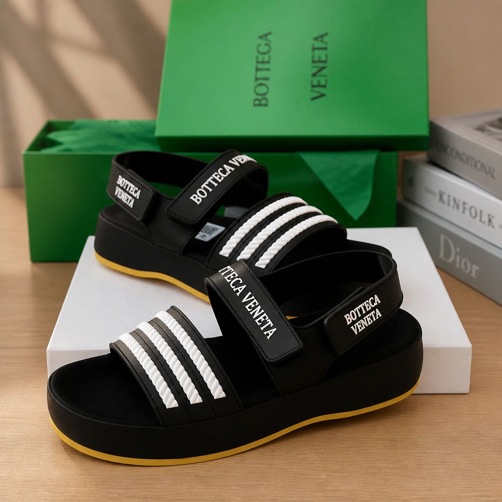 Bottega Veneta Logo Strap Sport Sandal