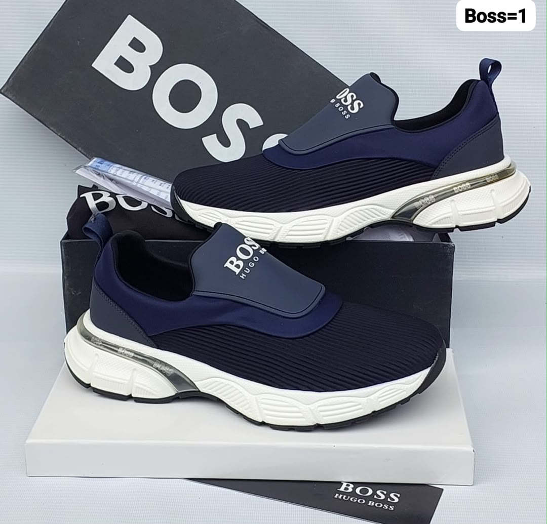 Hugo Boss Slip-On Sneaker – Navy Blue