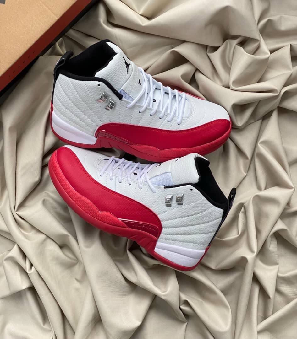 Air Jordan 12 Retro "Cherry" — White/Varsity Red/Black
