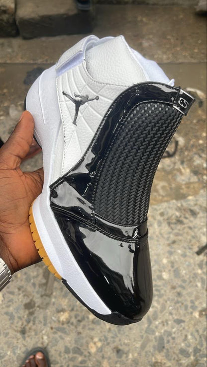 Nike Air Jordan 19 OG — White / Black “Tuxedo” | 100% Authentic