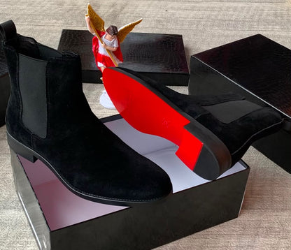 Christian Louboutin Men's Suede Chelsea Boot