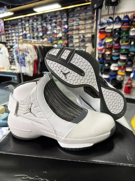 Nike Air Jordan 19 OG — White / Flint Grey | 100% Authentic